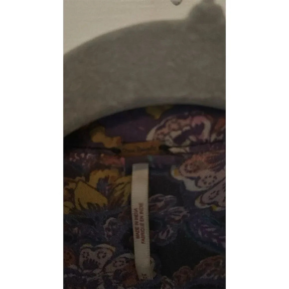 Free People Women's Floral Bomber Jacket Multicolor Size M Casual - Picture 4 of 6